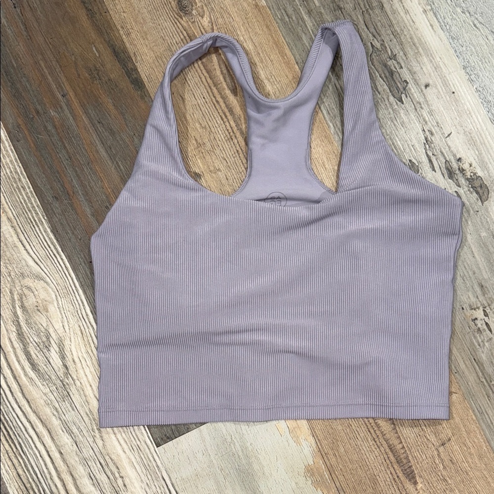 Lilac Racerback Sports Bra - Picture 3 of 4
